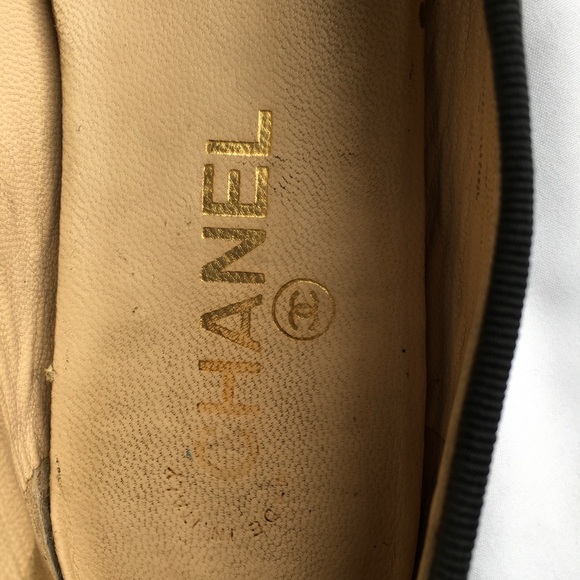 Chanel Lamb Leather Cap Toe Ballet Flat - Picture 7 of 8